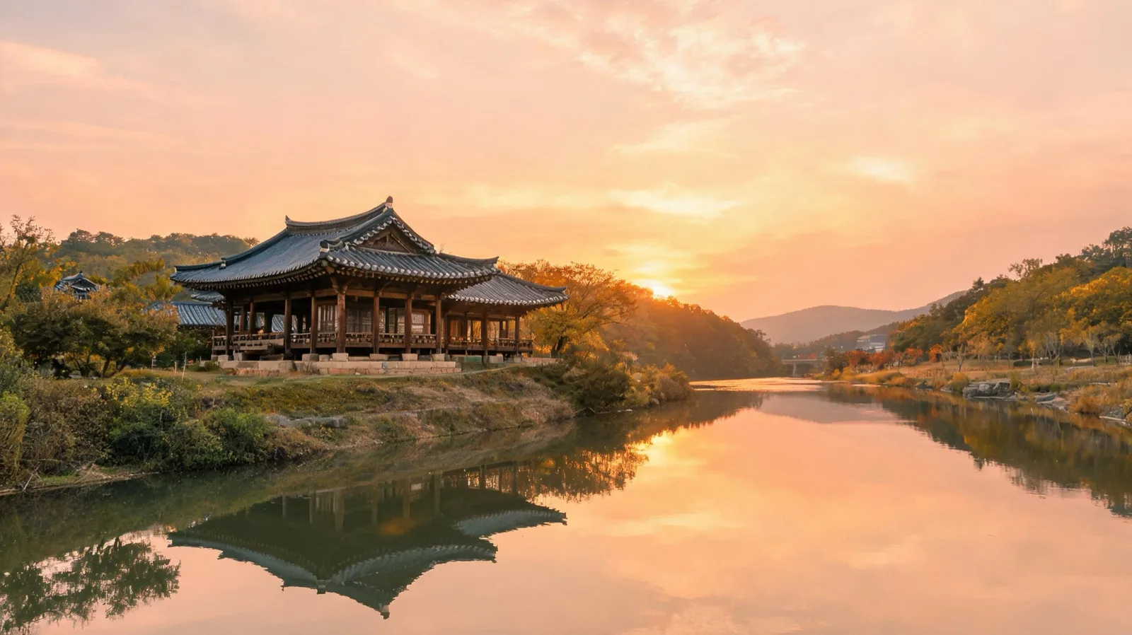 AI-generated travel image representing Byeongsan Seowon