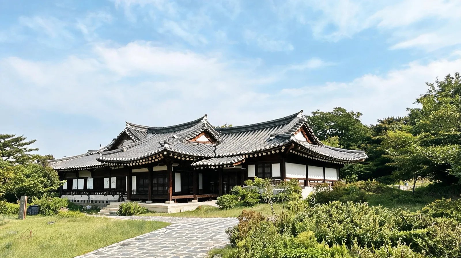 呈現寶城茶園與海岸的 AI 生成旅遊圖片