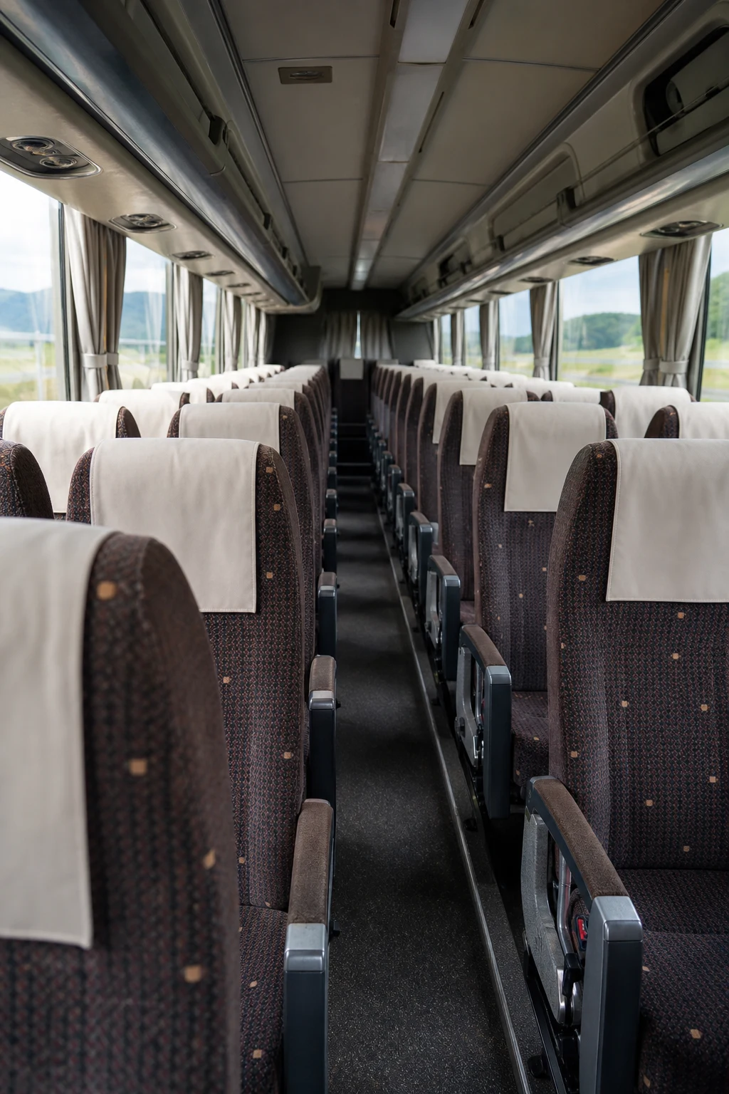 Seats in another intercity coach