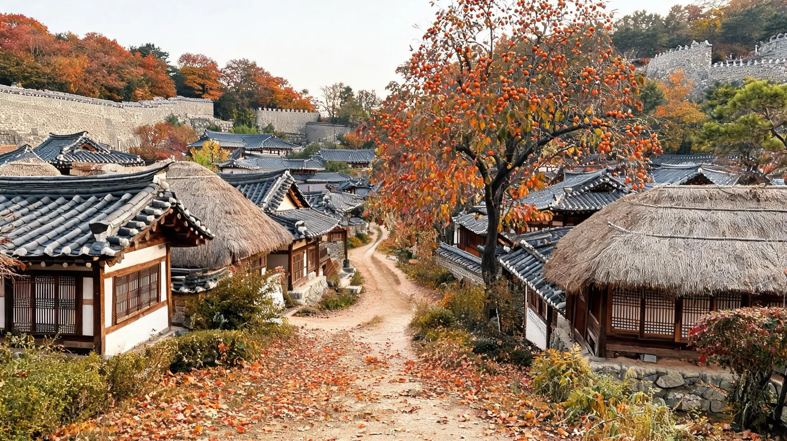 AI-generated travel image representing Gochang dolmen heritage