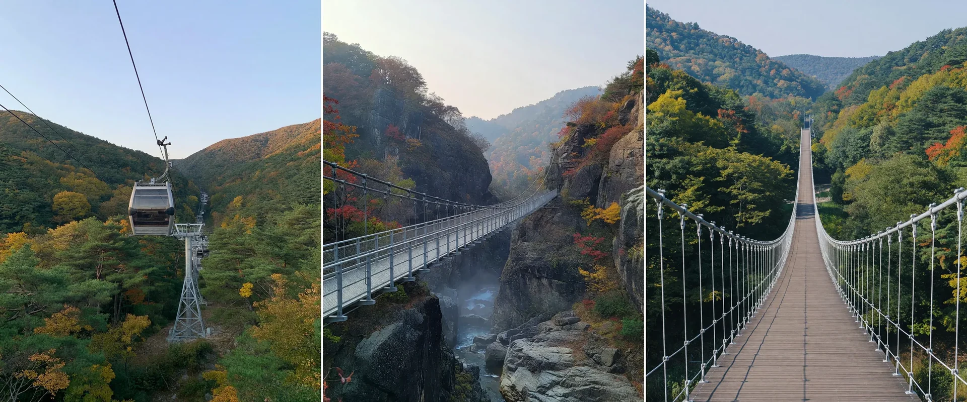 Illustrative pedestrian bridge view at Sogeumsan Grand Valley