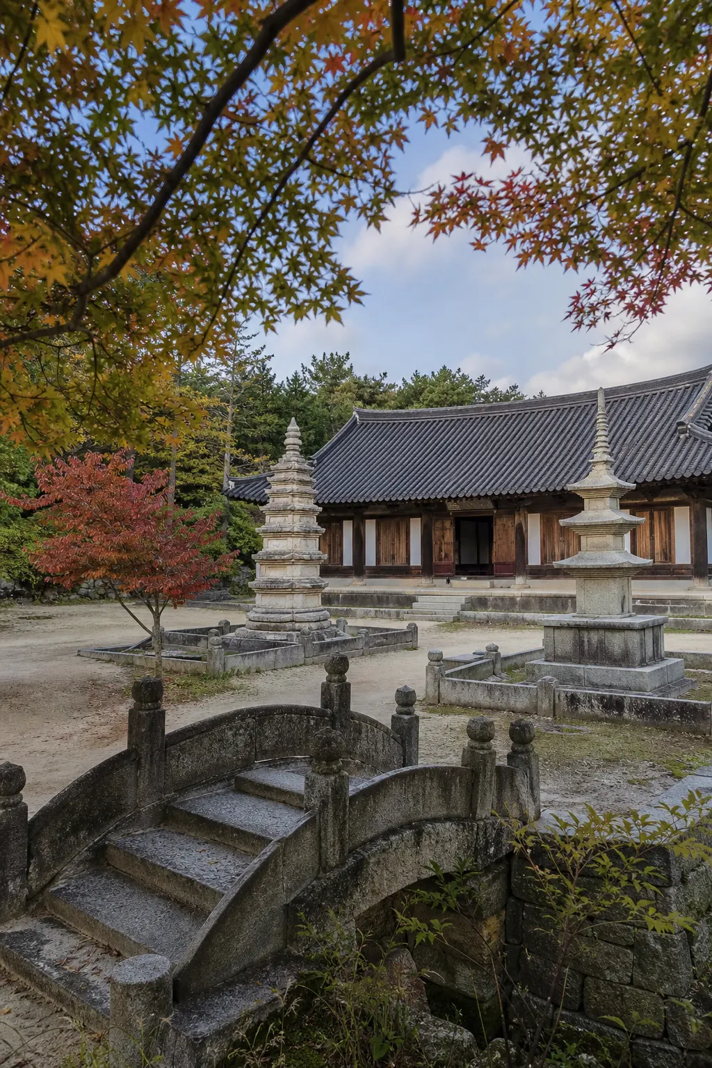 Bulguksa temple atmosphere