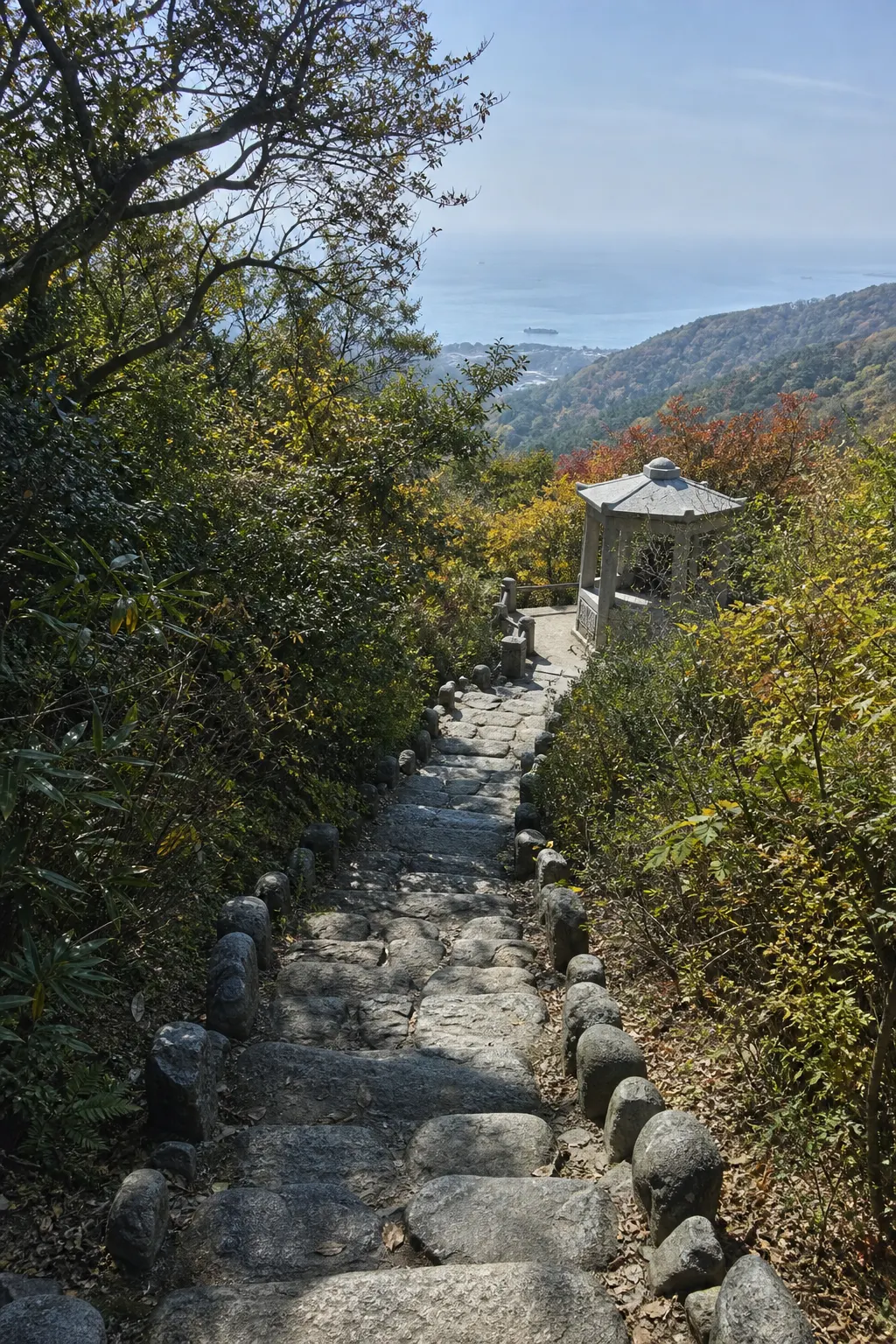 通往石窟庵石室的山路與石階