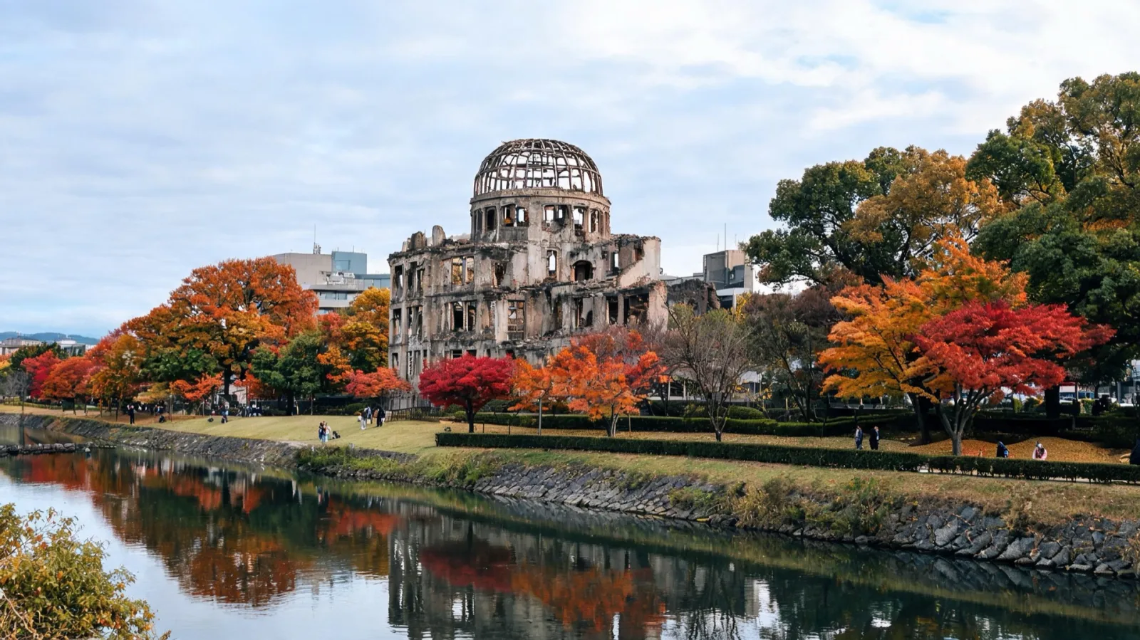 The Atomic Bomb Dome in Hiroshima Peace Memorial Park