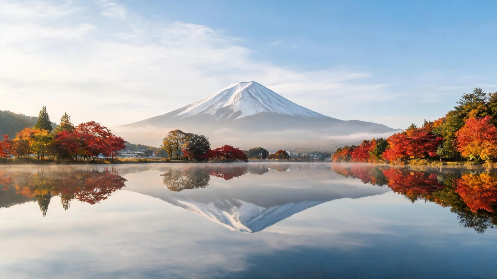 Lake Kawaguchi and Mount Fuji