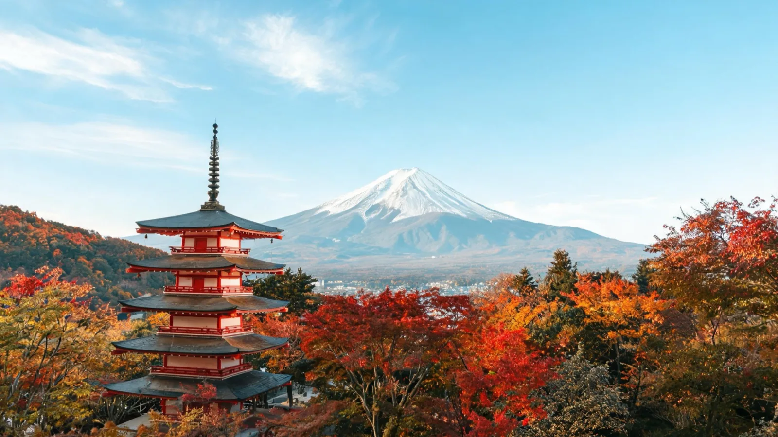 Mount Fuji and Chureito Pagoda