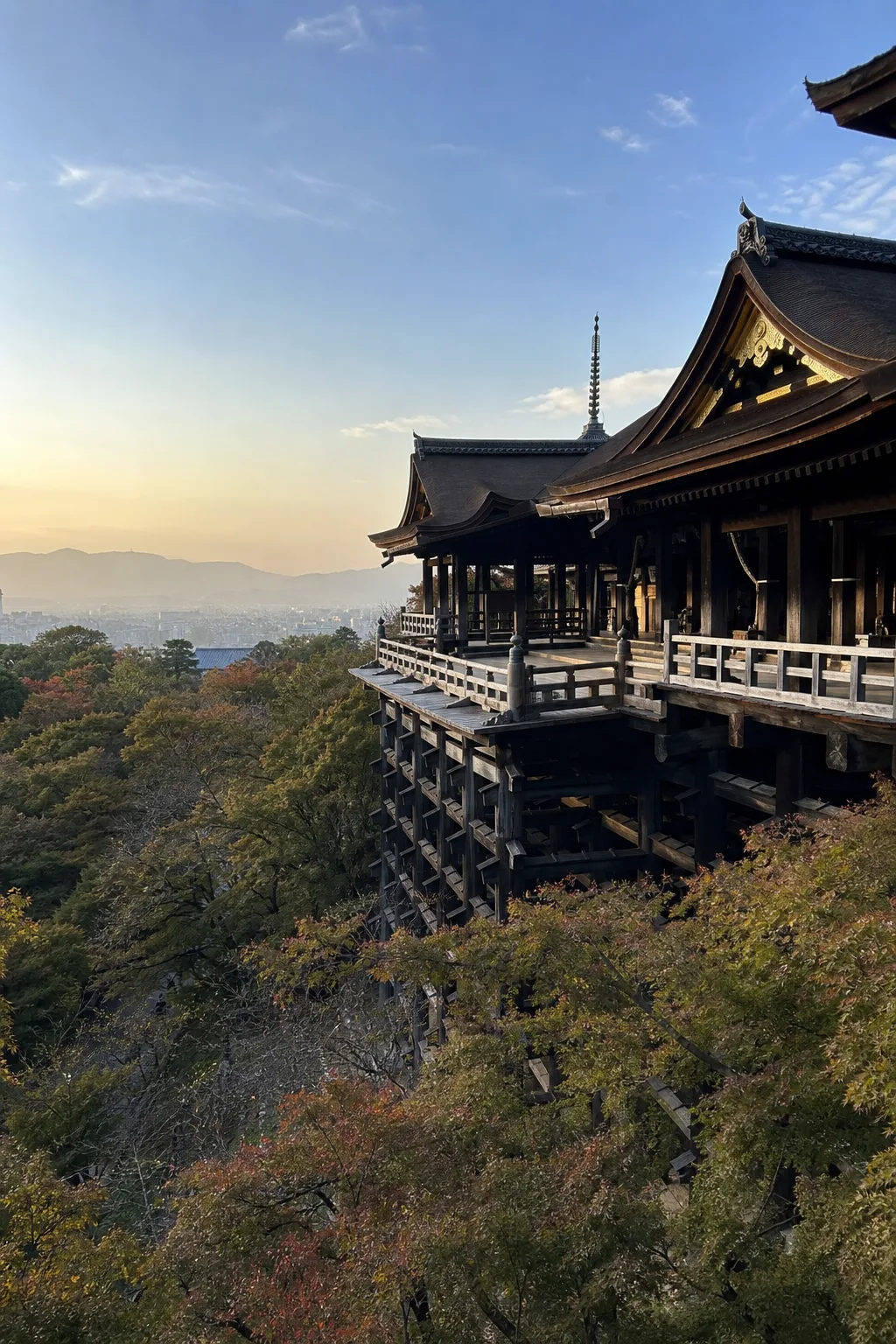 Illustrative view of Kiyomizu-dera in the early morning; verify current conditions at the temple