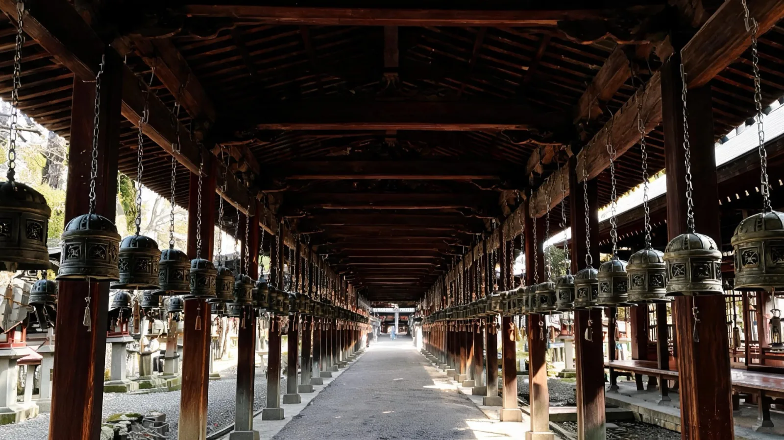 The lantern corridors of Kasuga Taisha