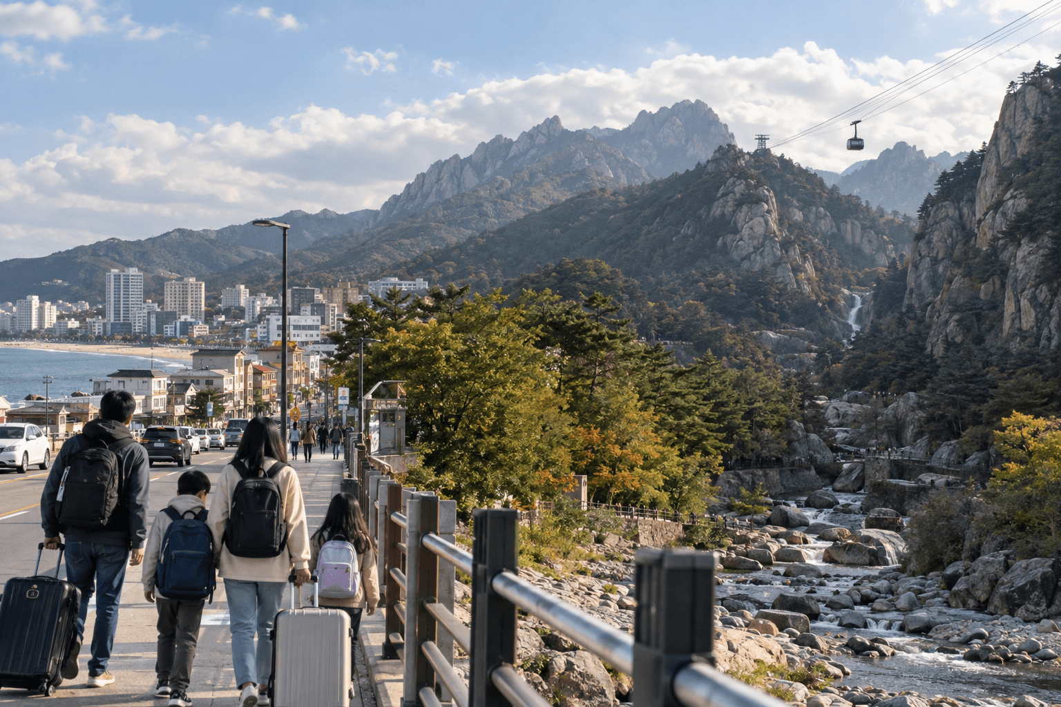 Example image of a family stay atmosphere in Sokcho
