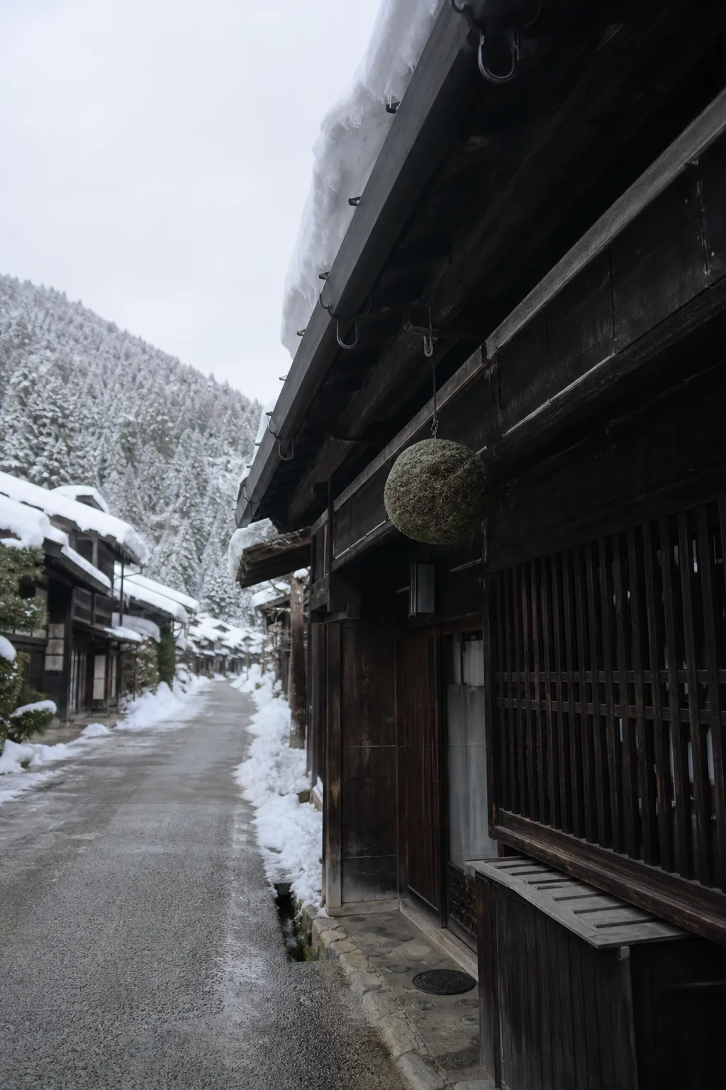 高山老街的傳統街景